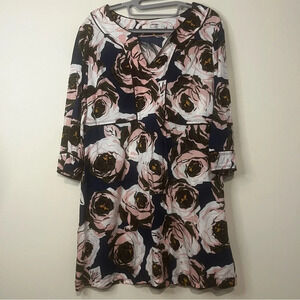 BODEN Floral Spring Boho Viscose Tunic Dress